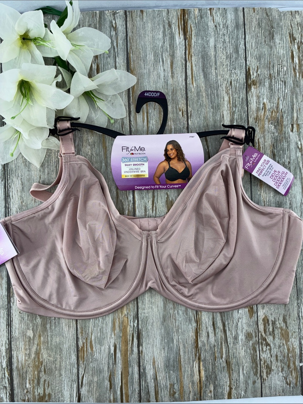 Women’s Unlined Underwire Bra Size 44DDD